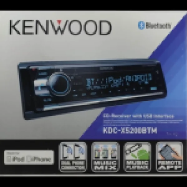 پخش کننده خودرو کنوود مدل KDC-X5200BTM